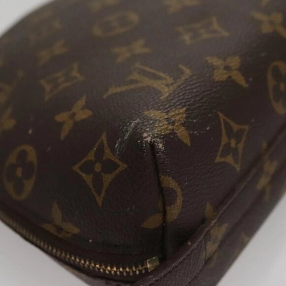 LOUIS VUITTON Monogram Trousse Demi Ronde Cosmetic Pouch M47520 LV Auth 109998 - Picture 8 of 14